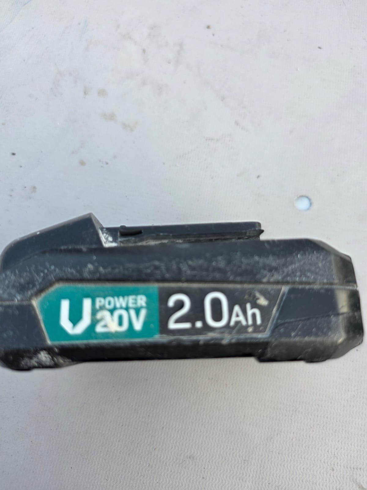 VONROC 20V 2.0Ah Li-ion Accu - Gebruikt, Doe-het-zelf en Verbouw, Elektra en Kabels, Ophalen of Verzenden, Gebruikt, Overige merken