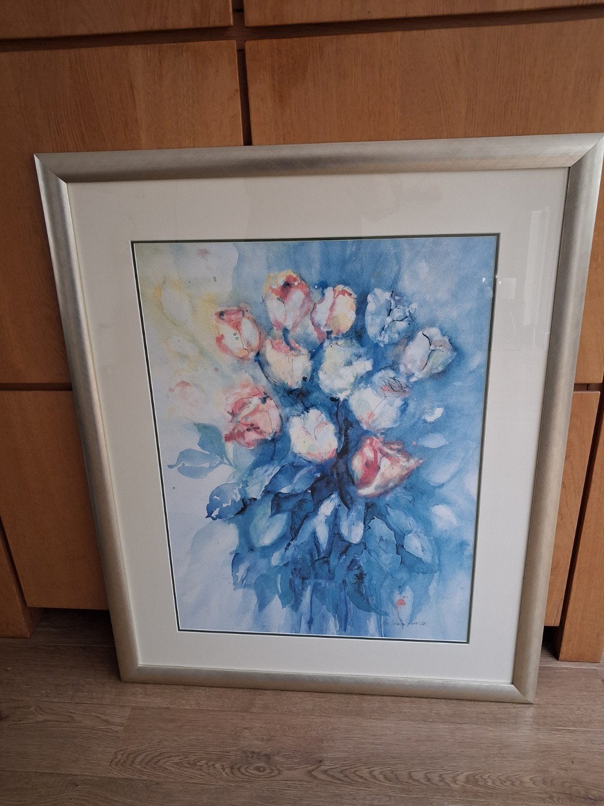Mooie, grote wissellijst 108 x 88 cm, Ophalen, Zo goed als nieuw, Schilderij