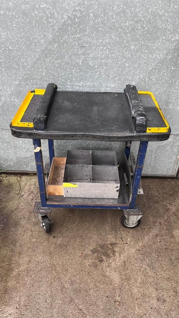 magazijn plateau werkkar, transportkar, oprderpickkar, Ophalen, Gebruikt, 70 tot 120 cm