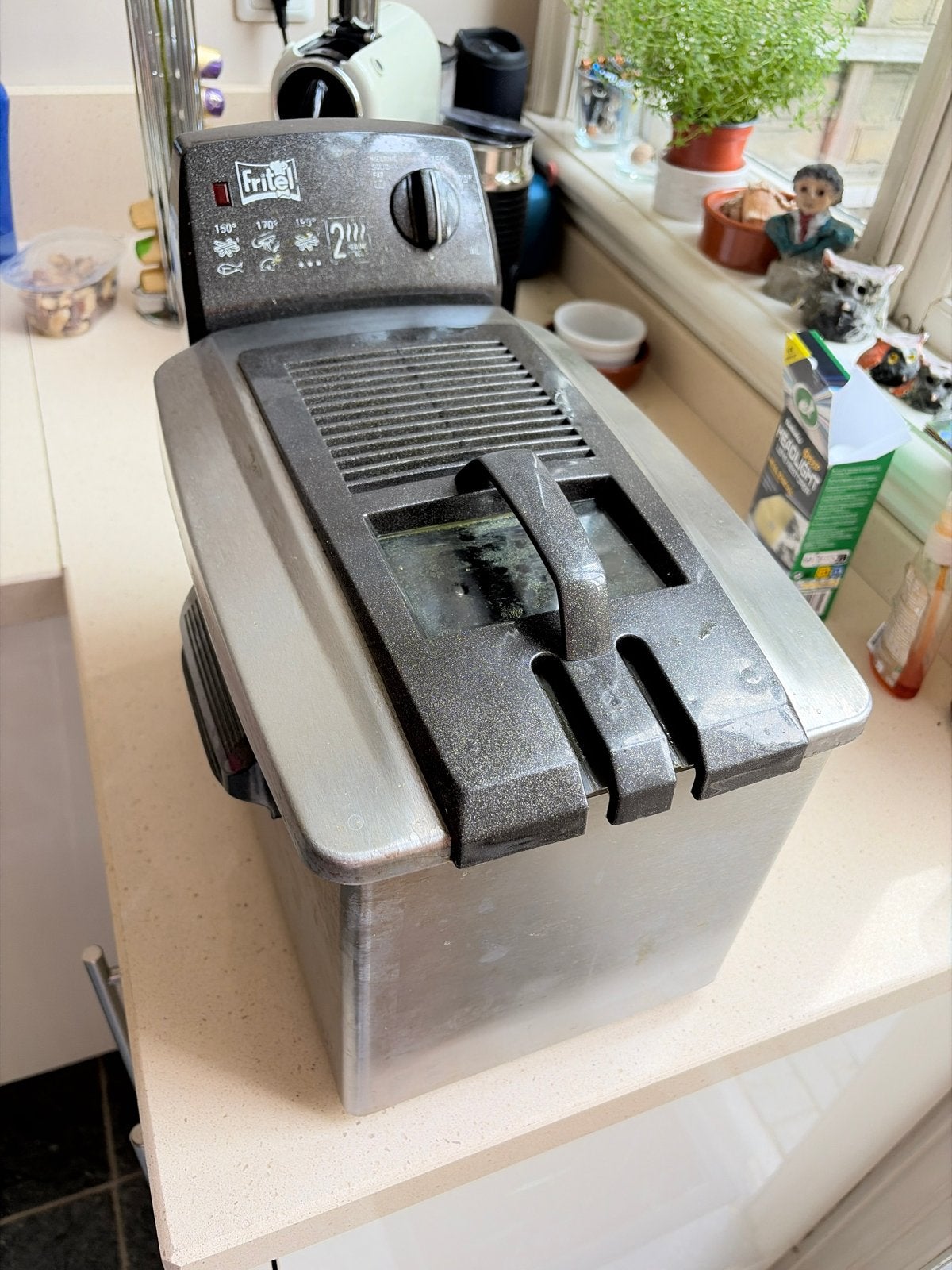 Fritel friteuse - 4 liter - Gebruikt, Witgoed en Apparatuur, Frituurpannen, 4 liter of meer, Ophalen, Gebruikt, Uitneembare binnenpan