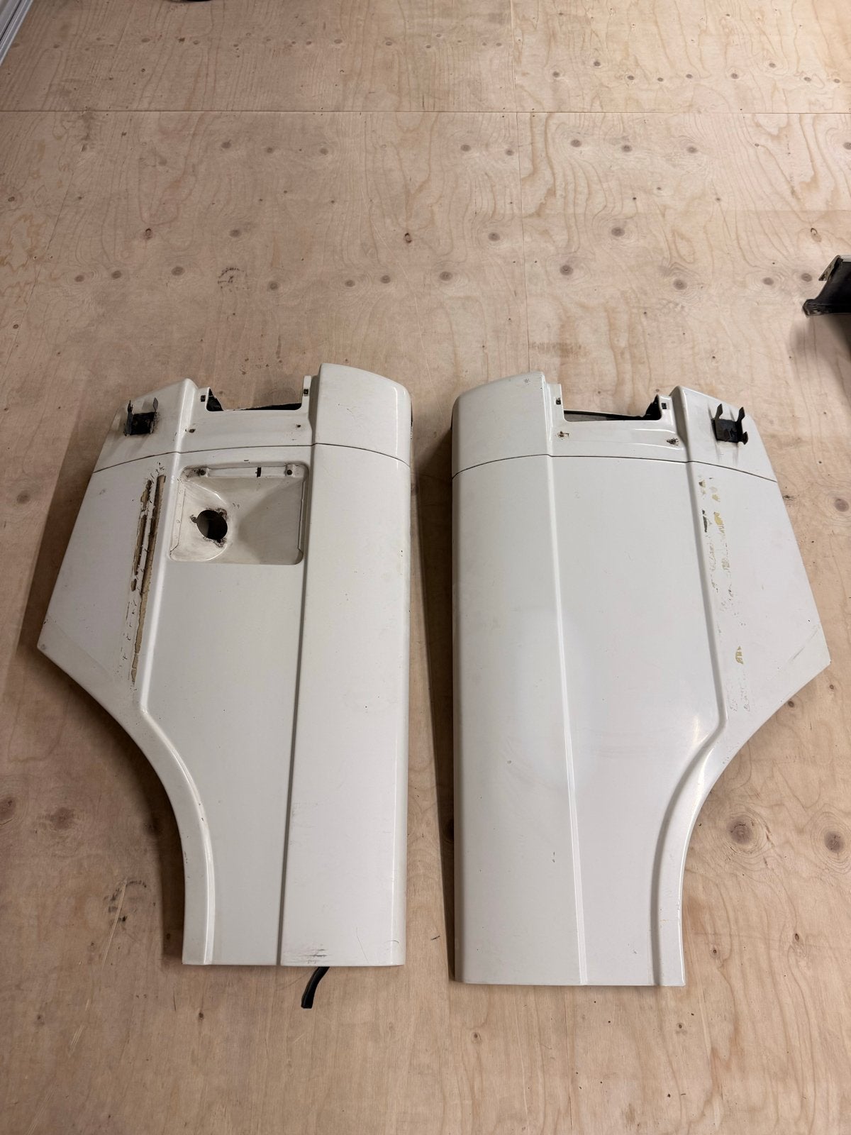 Range Rover Classic achterschermen met tankklep, Ophalen, Spatbord, Achter, Gebruikt