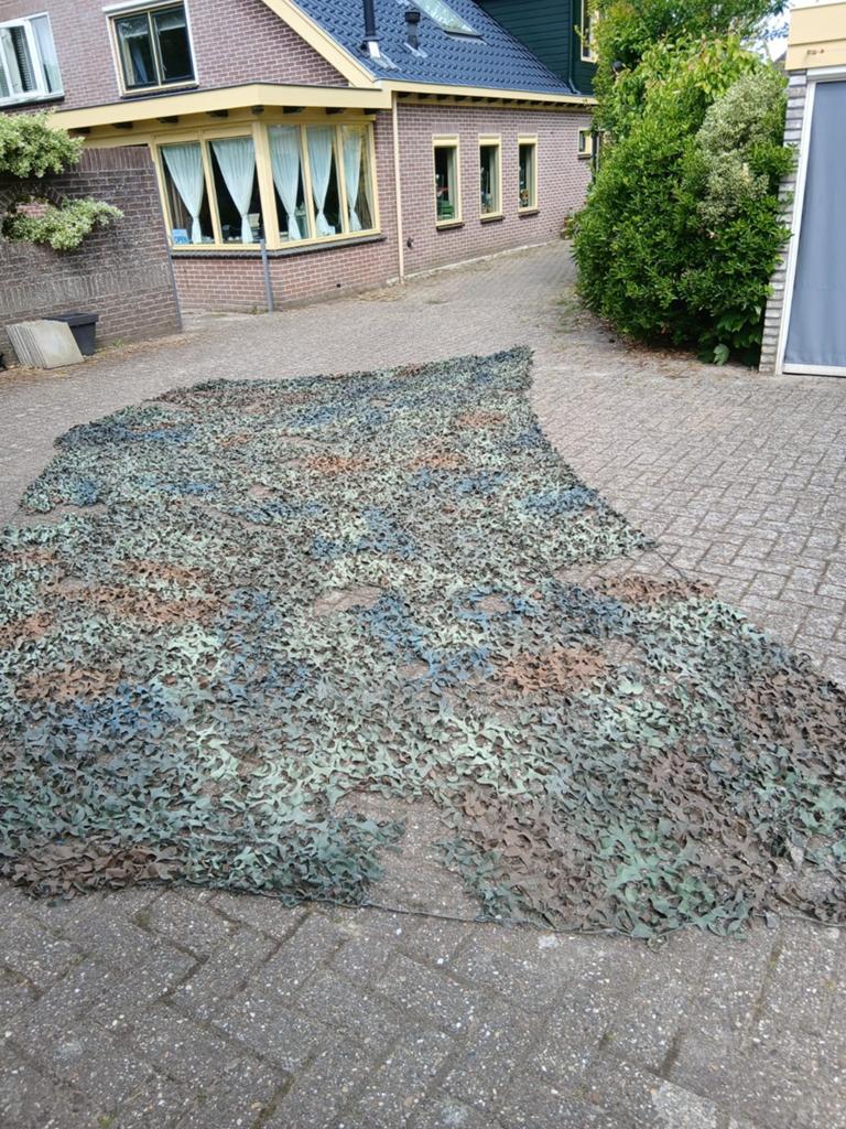 Camouflagenet, Ophalen