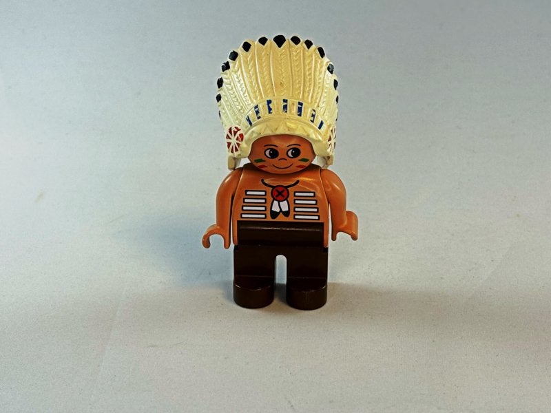 Duplo poppetje indiaan, Aastvej 1, 7190 Billund, Denemarken, Product.compliance@LEGO.com, Ophalen of Verzenden, Duplo