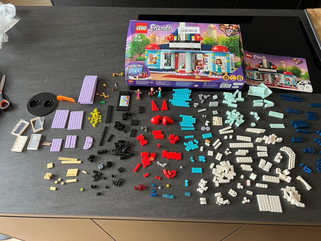Lego friend heartlake city bioscoop 41448, Compleet, Lego, Friends, Ophalen of Verzenden