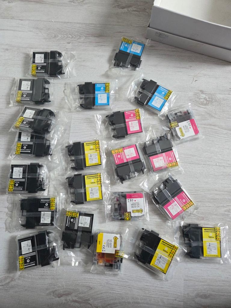 Grote partij inktcartridges voor Brother printers, Ophalen of Verzenden, Nieuw