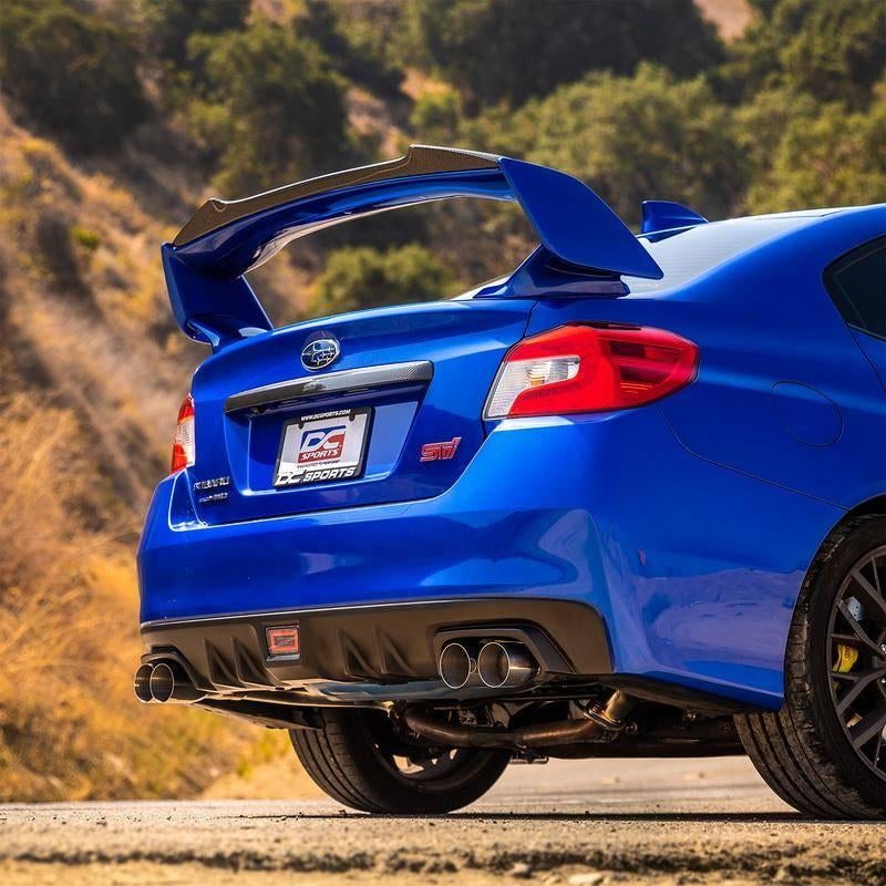 DC Sports RVS muffler delete uitlaat - Impreza WRX STI 15-22, Ophalen of Verzenden