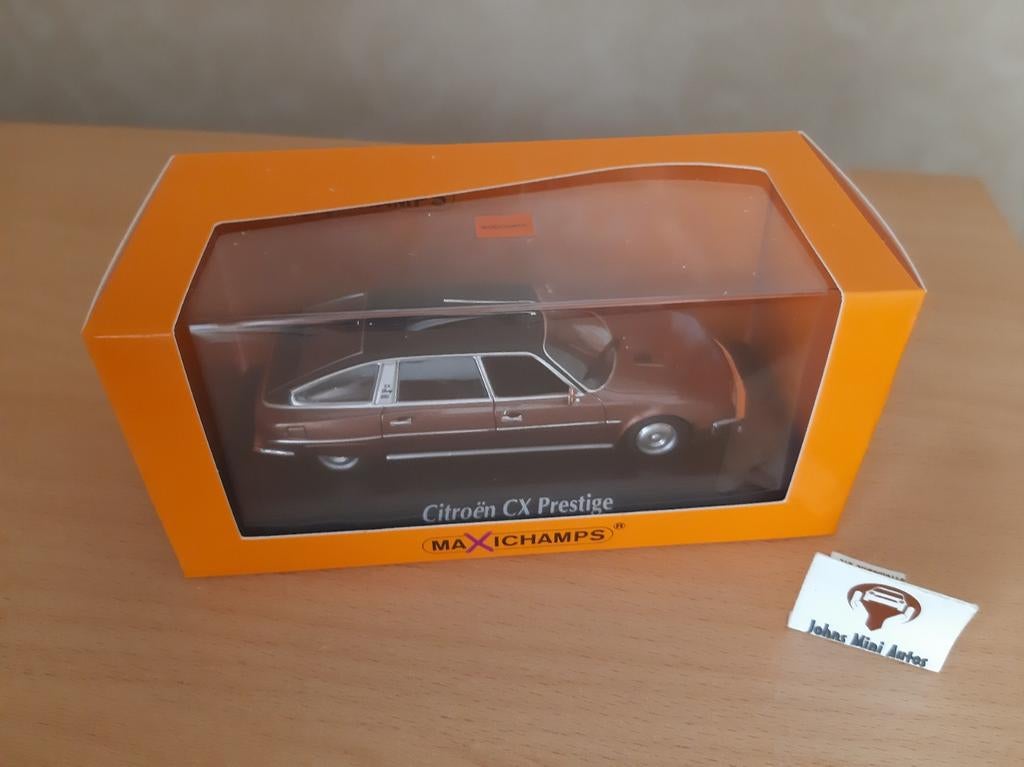 Citroën CX 1982 bruin-metallic van Maxichamps 1:43, Overige merken, Auto, Nieuw, Ophalen of Verzenden