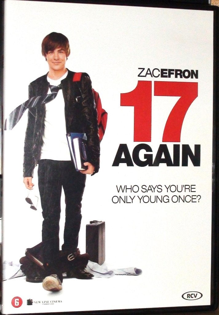 dvd 17 again, Alle leeftijden, Ophalen of Verzenden, Zo goed als nieuw, Romantische komedie