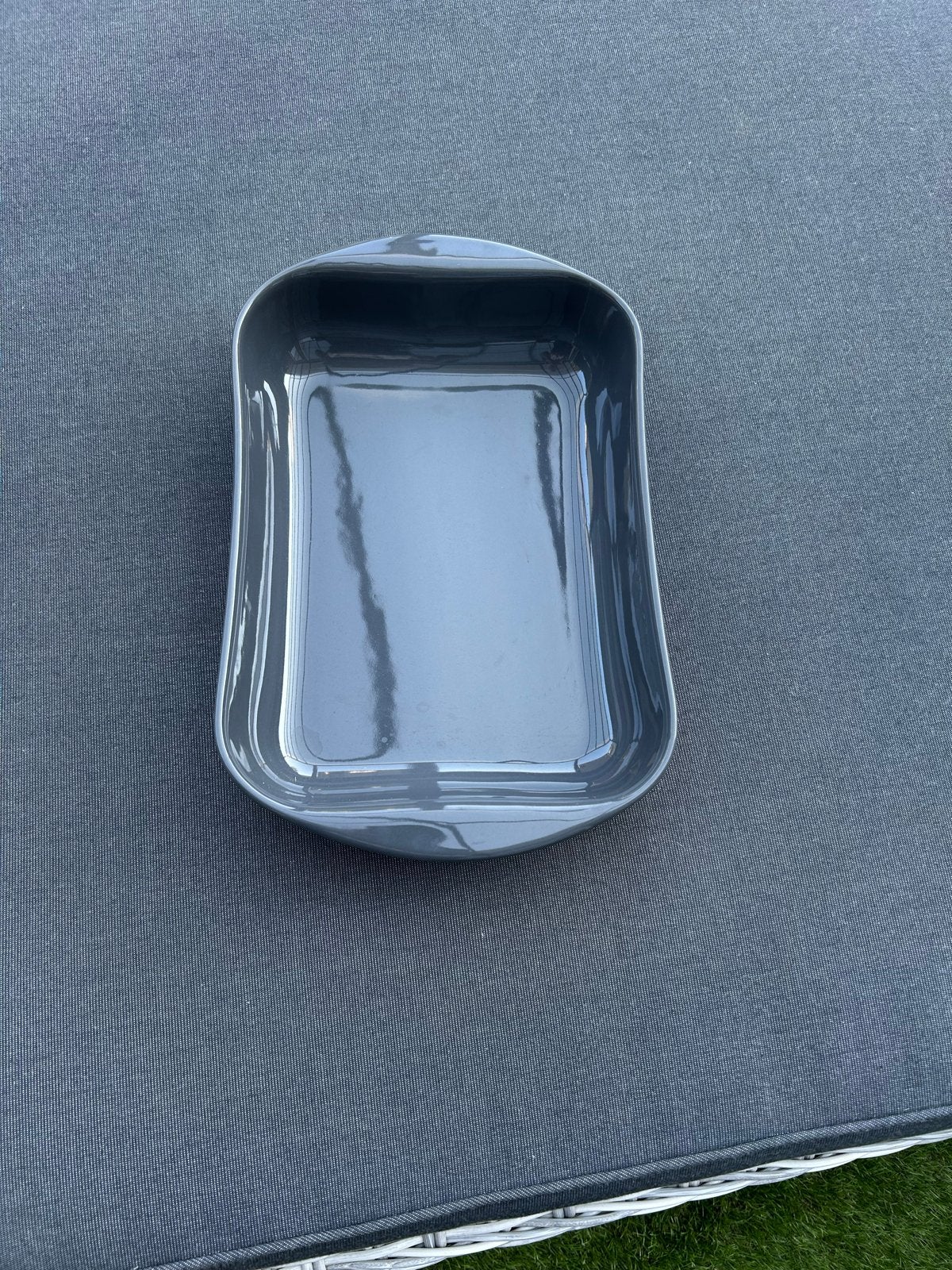 Vivo Villeroy & Boch Ovenschaal Grijs, Huis en Inrichting, Overige typen, Ophalen of Verzenden, Zo goed als nieuw, Steen/keramiek