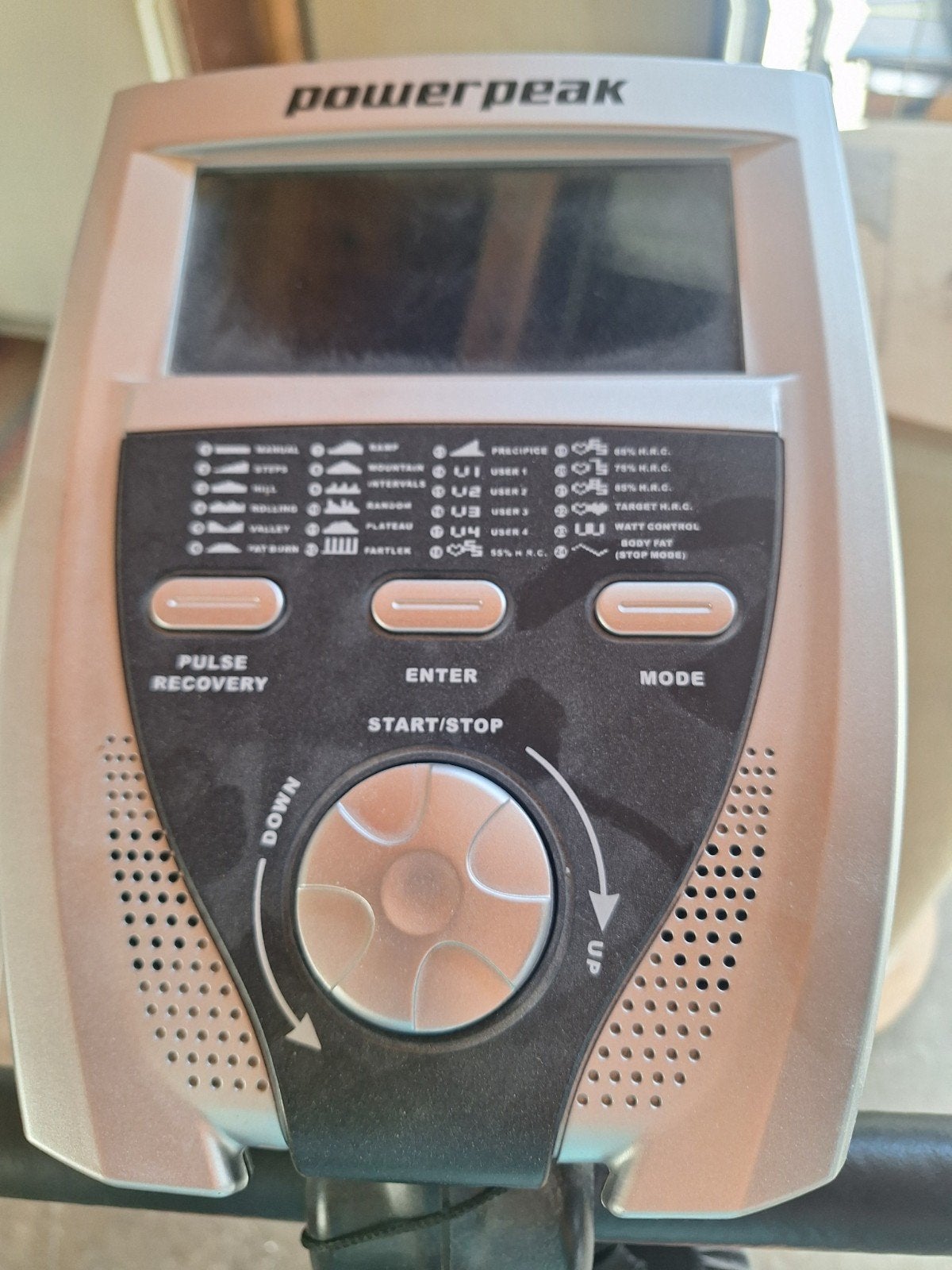 Powerpeak hometrainer, Ophalen