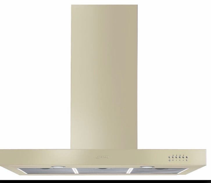 Smeg afzuigkap 110 cm - KSE110P9, Ophalen, Gebruikt, Wandschouwkap, Vrijstaand