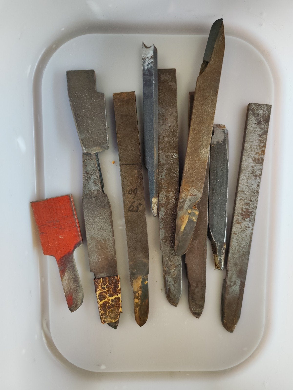 Diverse Houten Draaibank Beitels - +- 50 stuks, Ophalen of Verzenden, Gebruikt