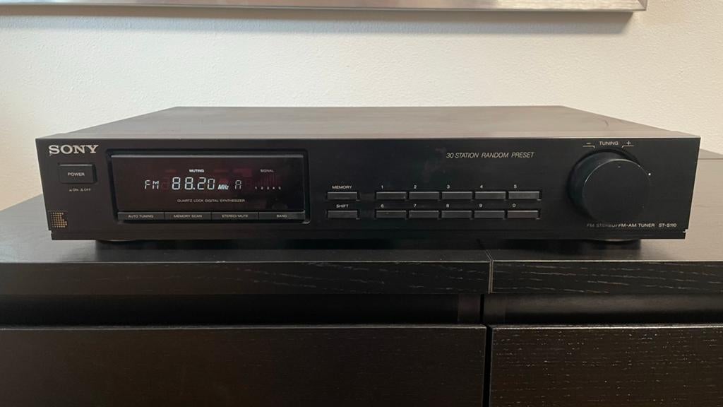 Sony Stereo Receiver STS-110 - FM/AM Tuner, Ophalen of Verzenden, Zo goed als nieuw, Analoog