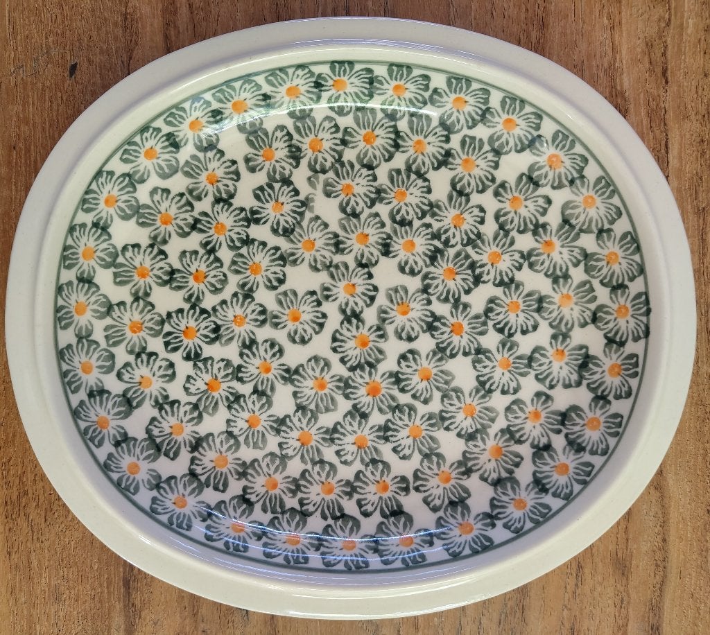 Bunzlau - Boleslawiec - Serveerschaaltje 20,5cm x 18cm, Keramiek, Ophalen of Verzenden, Overige stijlen, Schaal of Schalen