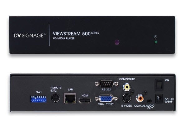 DV Signage ViewStream 500 VX-500, Audio, Tv en Foto, Verzenden, Gebruikt, HDMI