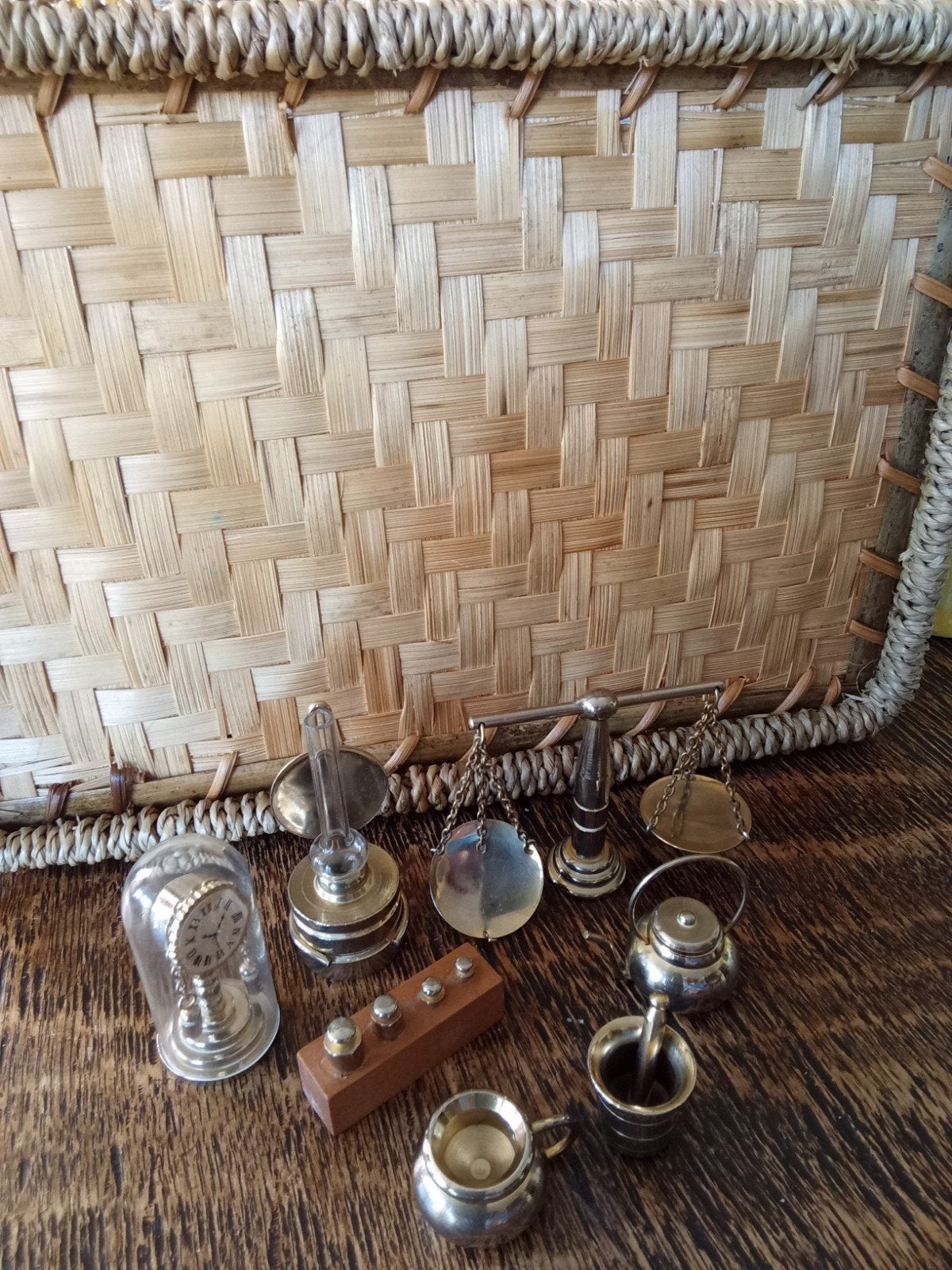 Miniatuur Messing Decoratieve Items - Poppenhuis Accessoires, Ophalen of Verzenden
