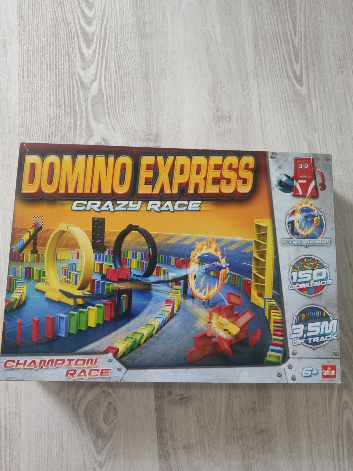 Domino Express Crazy Race Champion Race met 150 dominostenen, Ophalen, Gebruikt, Jongen of Meisje