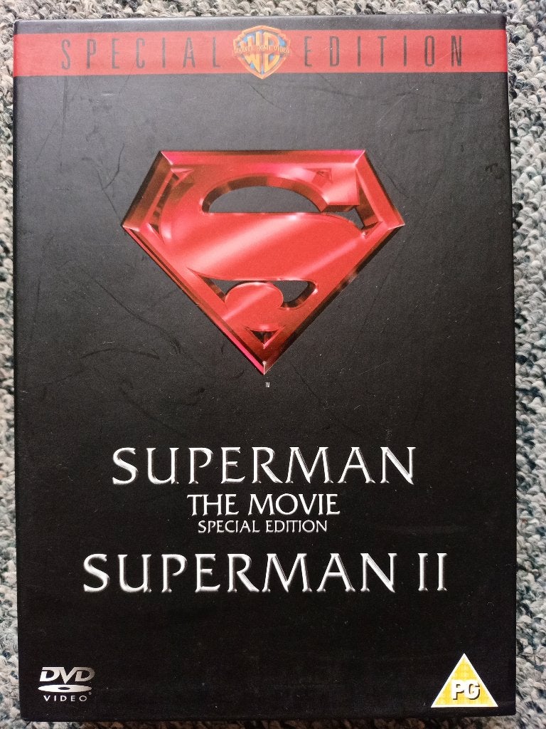Superman The Movie & Superman II Special Edition DVD, Engels, Nederlands, Ophalen of Verzenden, Zo goed als nieuw