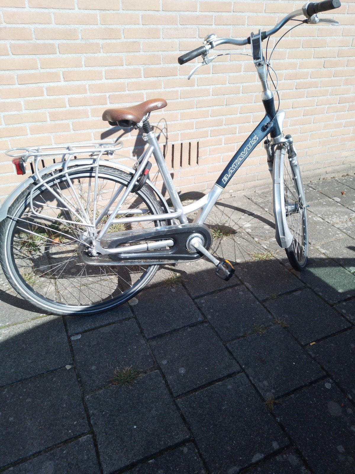 Batavus fiets met 6  versnellingen, Fietsen en Brommers, Fietsen | Dames | Damesfietsen, Ophalen, Gebruikt, Velgrem, Versnellingen