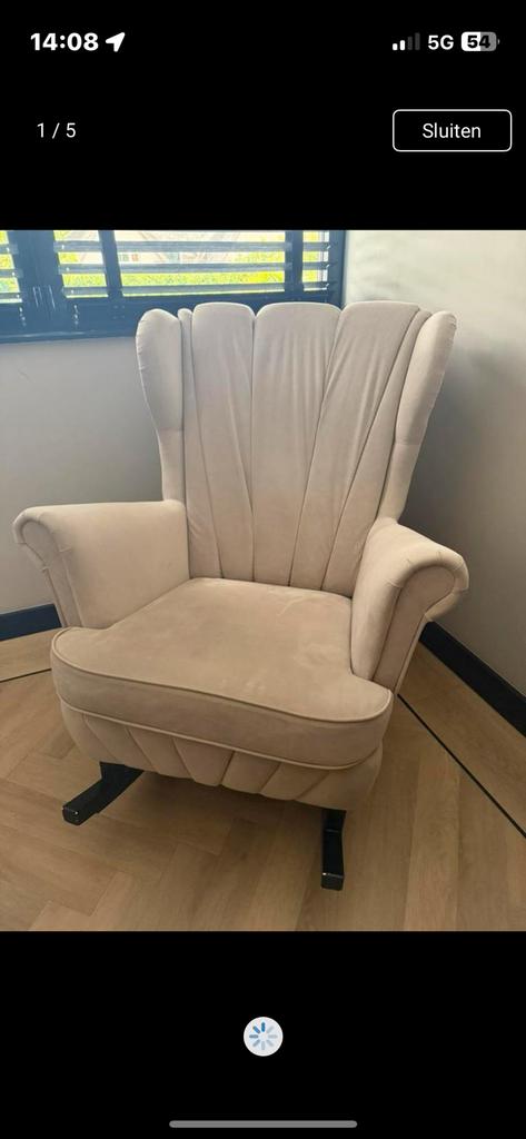 Schommolstoel caramella babykamer, Ophalen of Verzenden, Zo goed als nieuw, Minder dan 50 cm