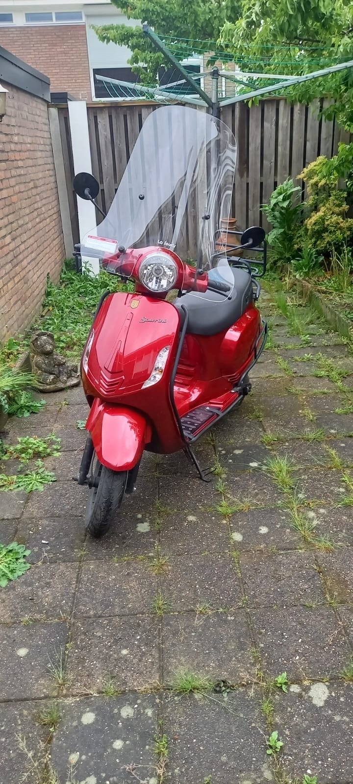Rode La Souris Sourini scooter - 45 km/u, Fietsen en Brommers, Ophalen, Gebruikt, Maximaal 45 km/u, Benzine