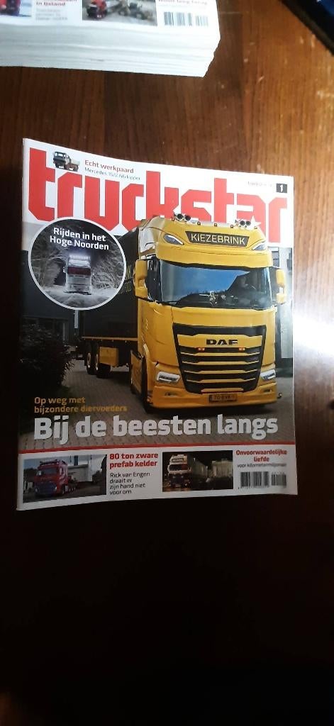 Truckstar jaargang 2024 mist helaas nr6 nieuwstaat truckers, Ophalen of Verzenden, Zo goed als nieuw, Truckstar, Vrachtwagen