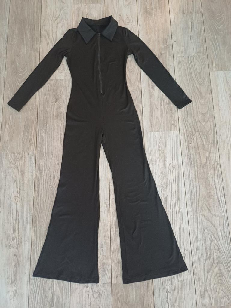 Flared jumpsuit maat s, Kleding | Dames, Jumpsuits, Ophalen of Verzenden, Nieuw, Maat 38/40 (M), Zwart