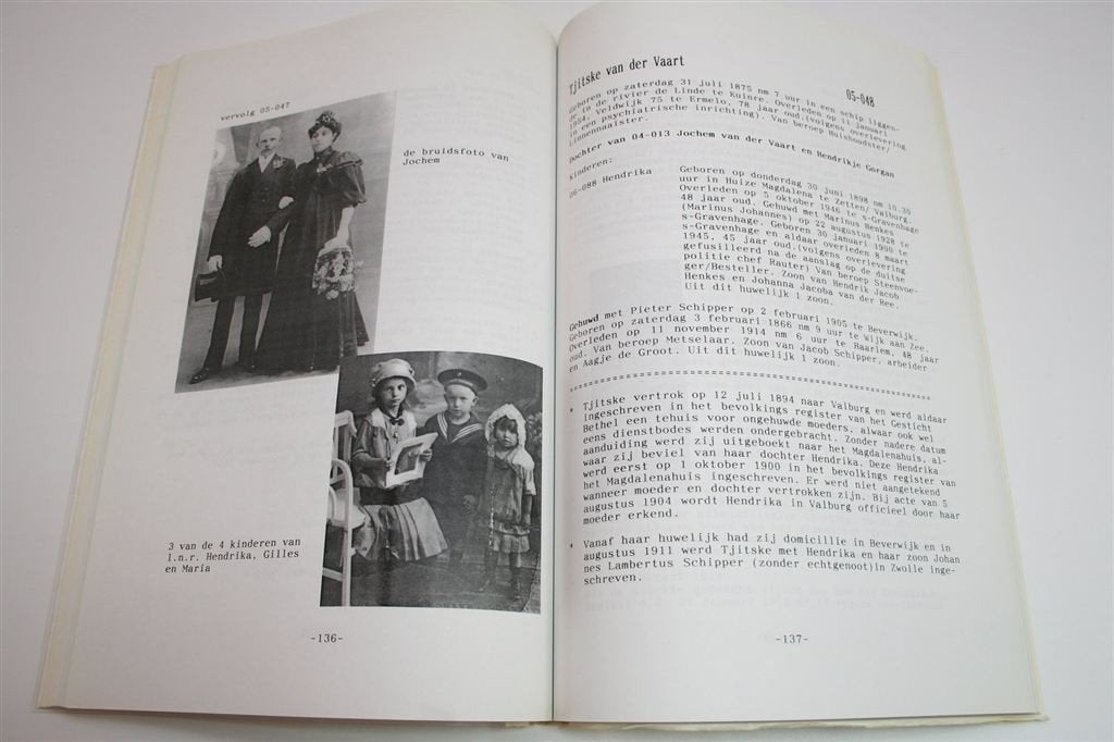Zeldzame Genealogie van der Vaart — Turfschippers Friesland, Ophalen of Verzenden, Gelezen
