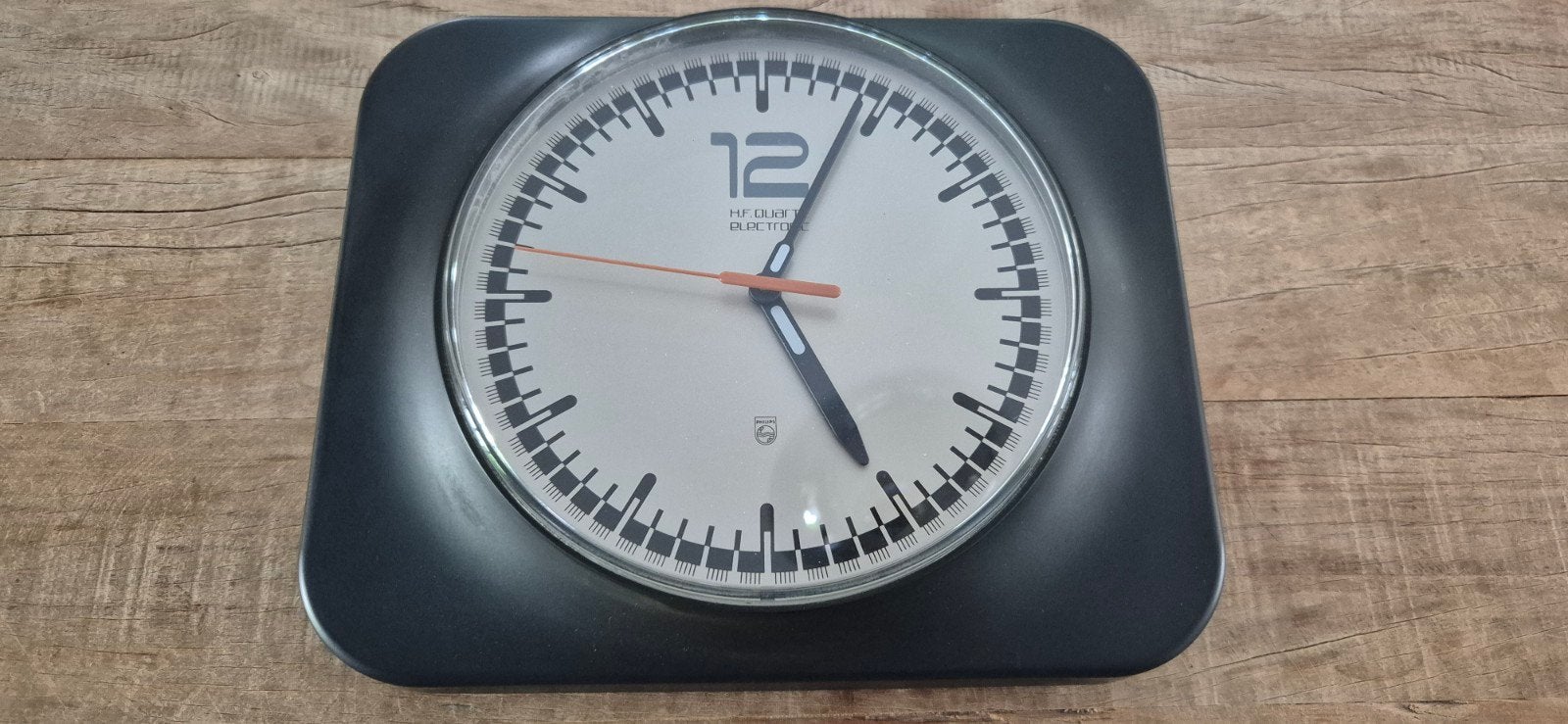 Philips space age vintage klok, Ophalen, Wandklok