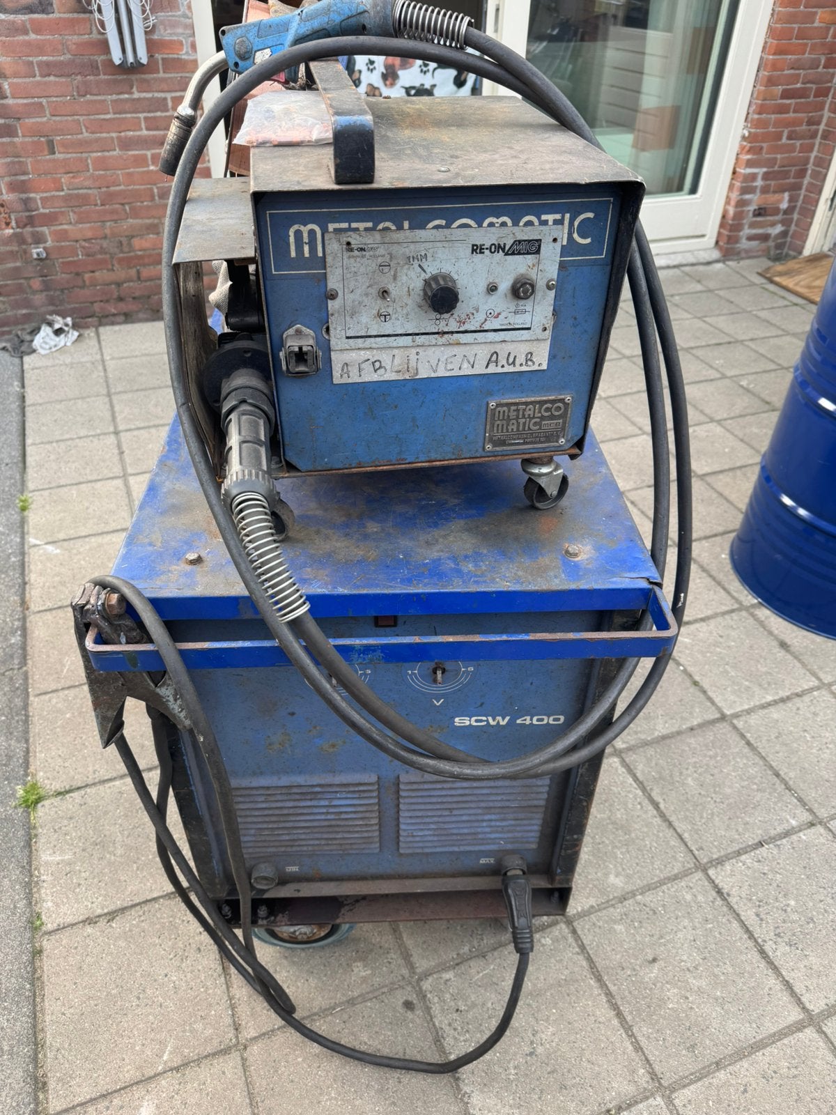 Mig Mag CO2 Lasapparaat - SCW 400, Doe-het-zelf en Verbouw, Gereedschap | Lasapparaten, Ophalen, Gebruikt, 250 ampère of meer