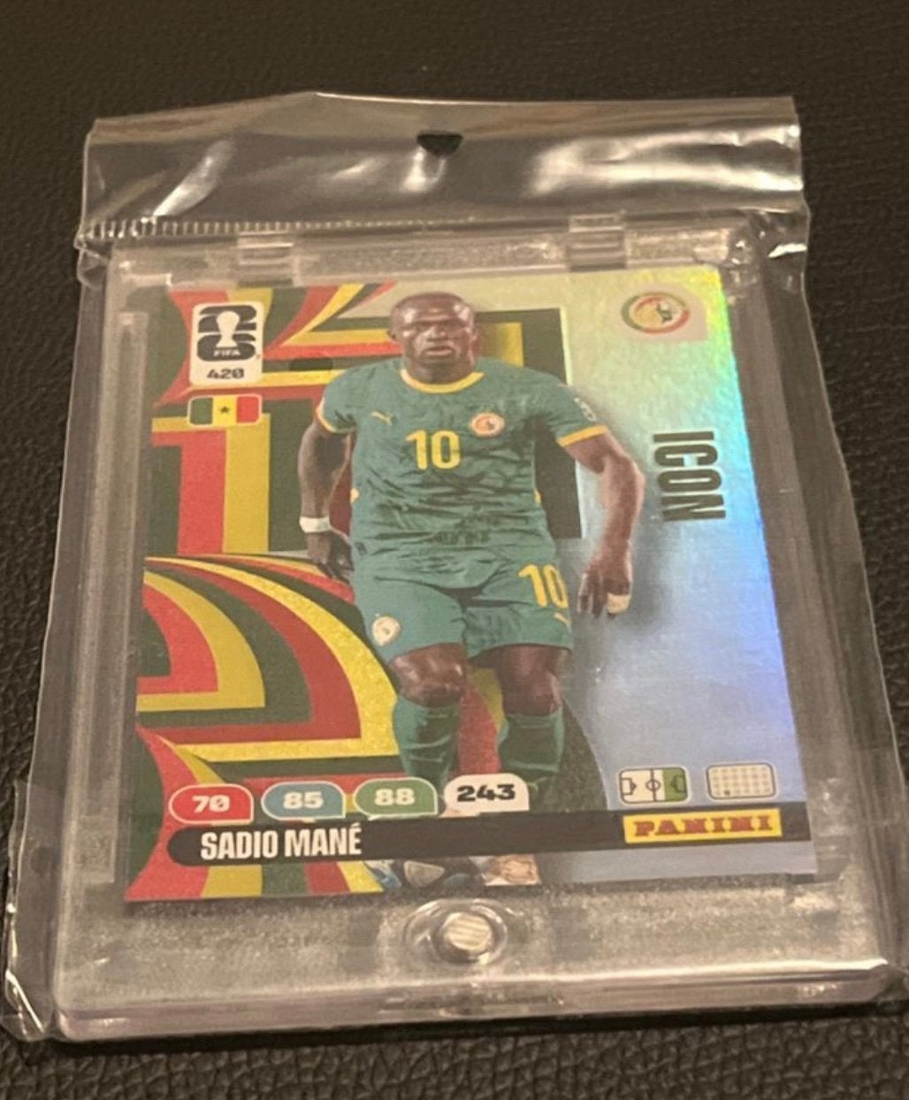 Panini FIFA World Cup 2026 Adrenalyn XL Sadio Mané kaart, Ophalen of Verzenden, Zo goed als nieuw, Buitenlandse clubs, Spelerskaart
