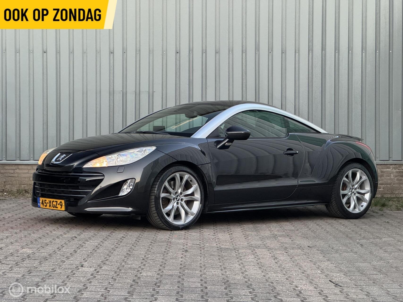 Peugeot RCZ 200 | JBL Hi-Fi | Xenon | Spoiler | Leder, Auto's, Peugeot, Voorwielaandrijving, Zwart, 4 cilinders, Bedrijf