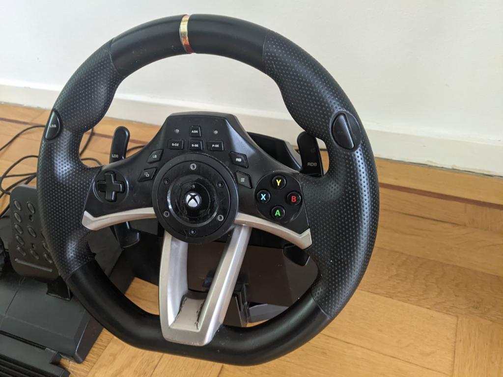 Xbox racestuur met pedalen hori overdrive, Ophalen of Verzenden, Gebruikt, Stuurtje of Sportattribuut, Xbox Series S