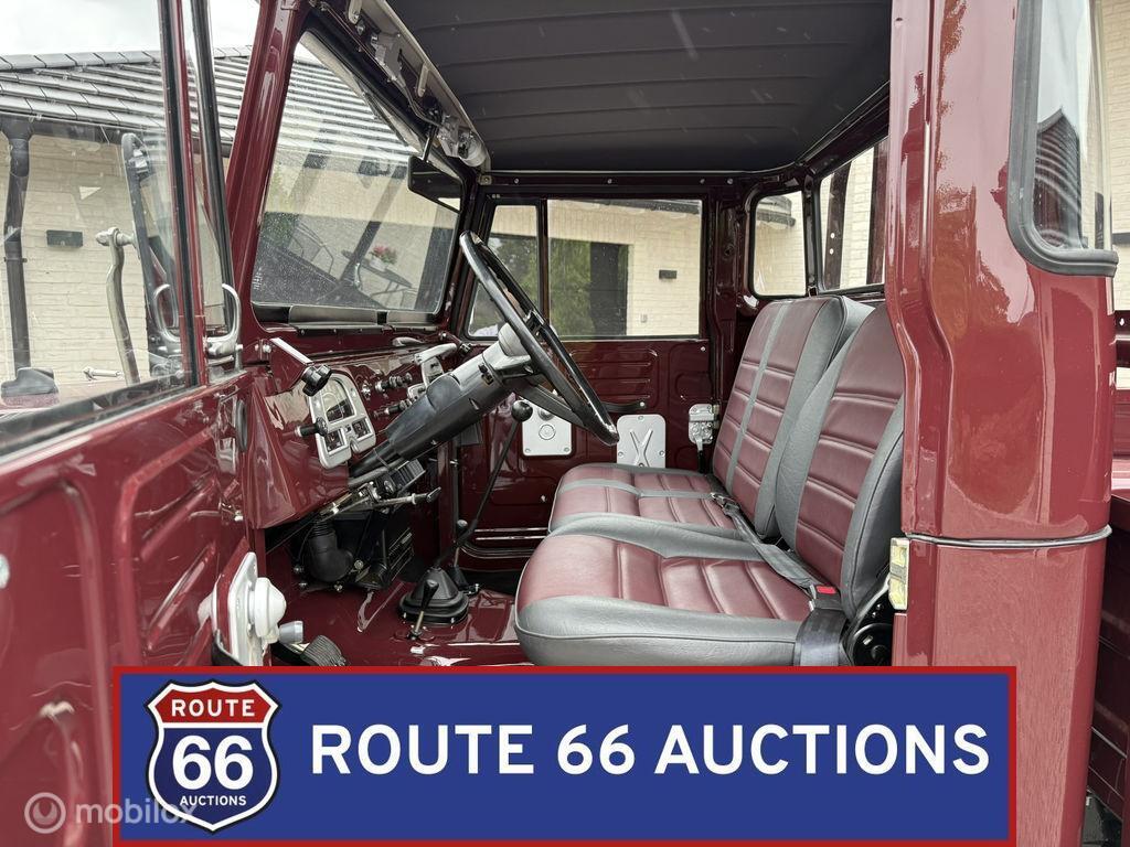 Toyota Land Cruiser FJ45 Pick-Up | 1975 | Route 66 Auctions, Auto's, Overige carrosserieën, Zwart, Bedrijf, Handgeschakeld