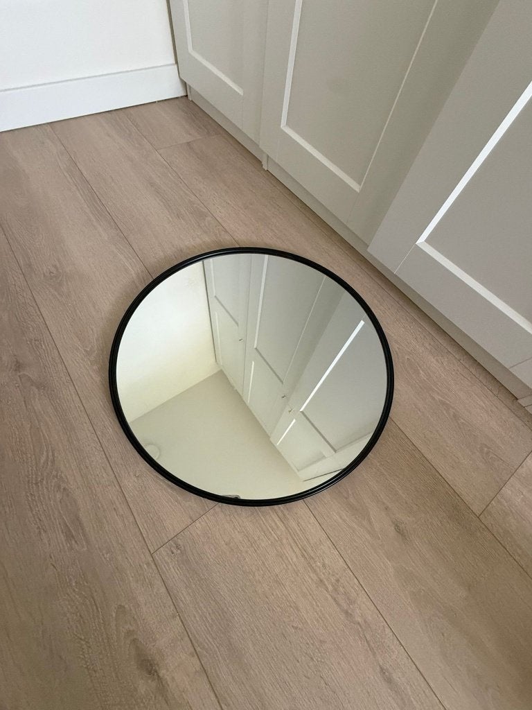 spiegel rond, Huis en Inrichting, Woonaccessoires | Spiegels, Ophalen, Gebruikt, Rond, Minder dan 100 cm