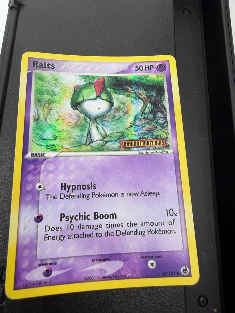 Pokémon Kaart - Ralts 60/101 EX Dragon Frontiers, Ophalen of Verzenden, Gebruikt, Losse kaart