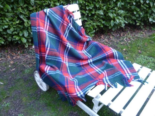 wollen plaid 140 x 130 cm, Ophalen of Verzenden