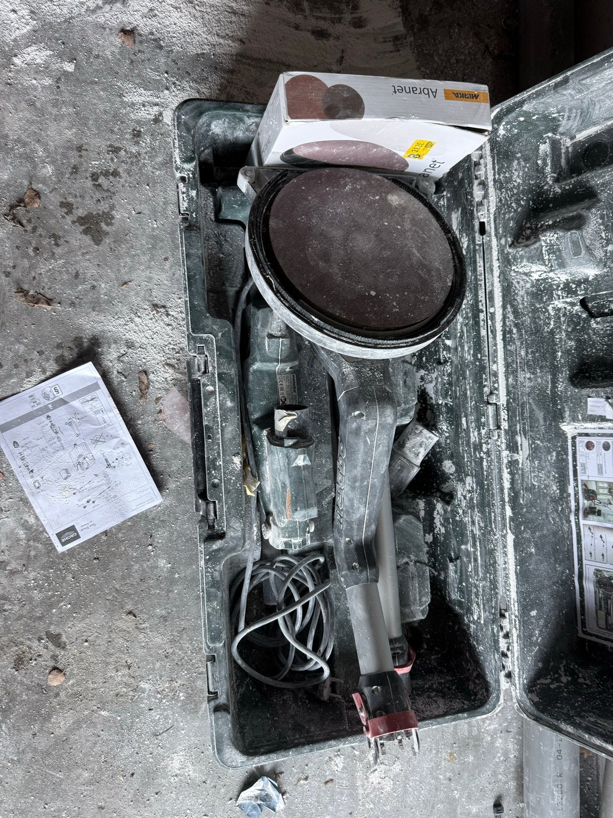 Metabo LSV 5-225 Comfort Langnek schuurmachine, Ophalen of Verzenden, Gebruikt, 600 tot 1200 watt, Overige typen