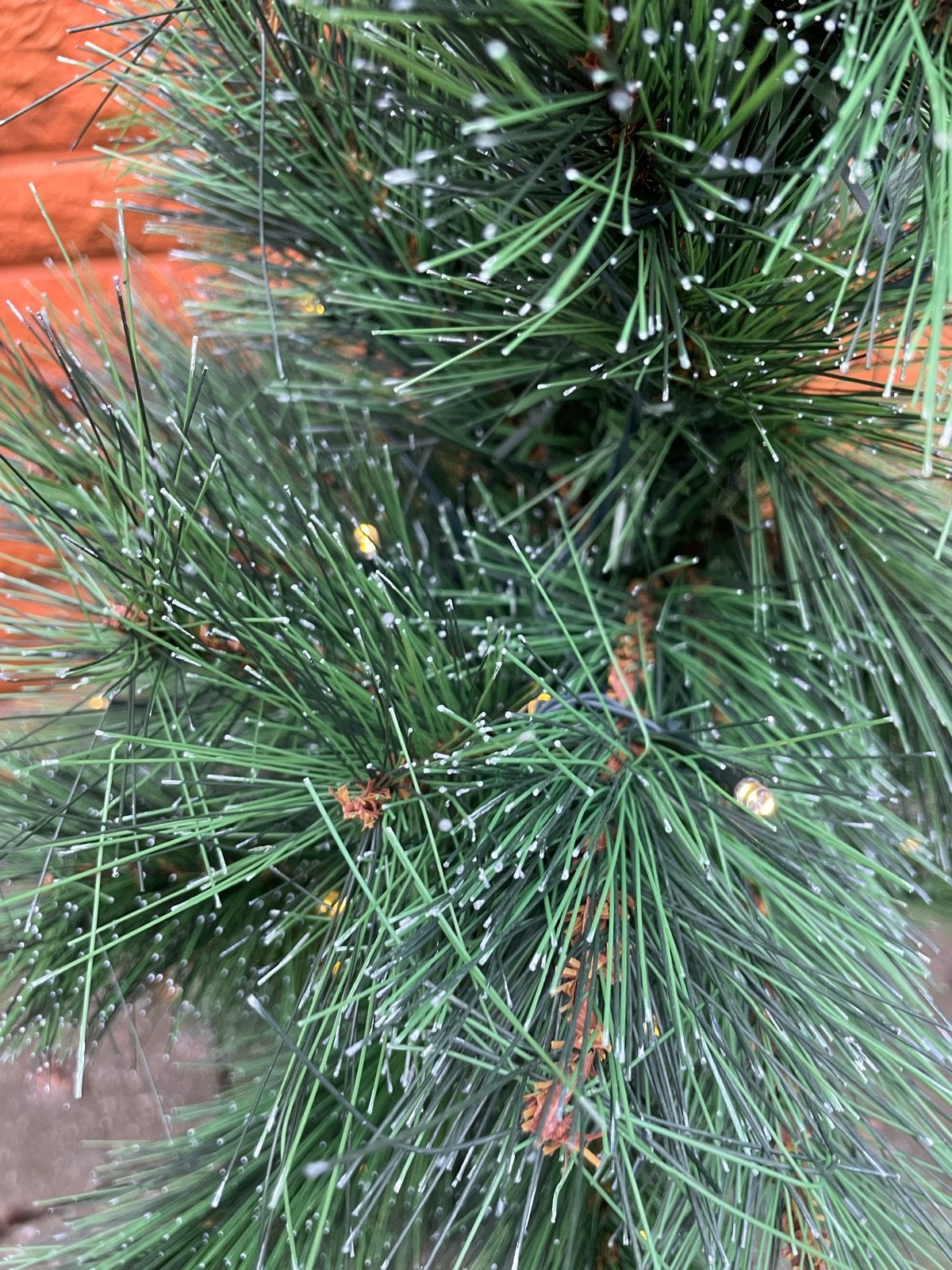Kleine kunstkerst boom met lampjes, Diversen, Kerst, Ophalen, Zo goed als nieuw