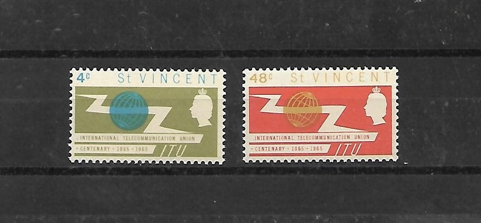 St. Vincent  Michel nr. 203-04  Postfris, Ophalen, Postfris, Overige thema's