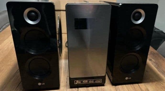 LG FA166 Micro Hi-Fi Systeem 160W incl speakers, Gebruikt, Microset, Cd-speler, Ophalen
