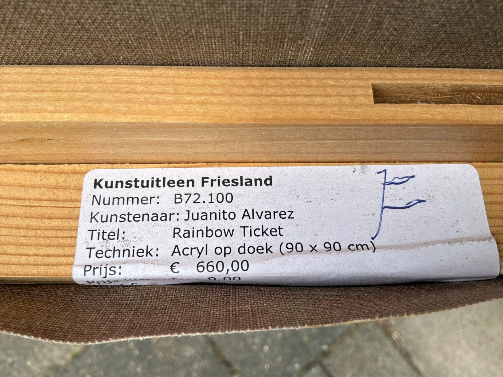 4 Abstracte Schilderijen van Kunstuitlenen Friesland, Antiek en Kunst, Kunst | Schilderijen | Abstract, Ophalen