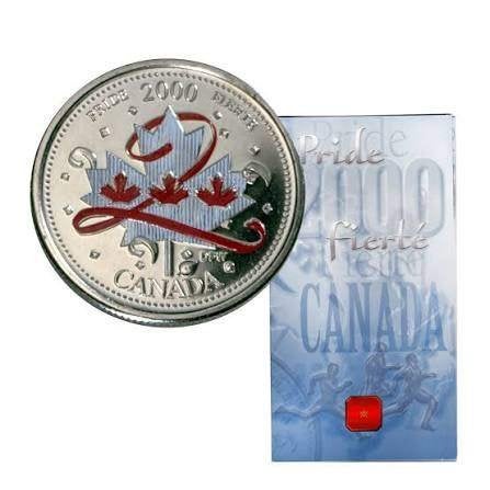 Canada - 25 cent 2000 - Pride Colored Coin, Verzenden, Noord-Amerika, Setje