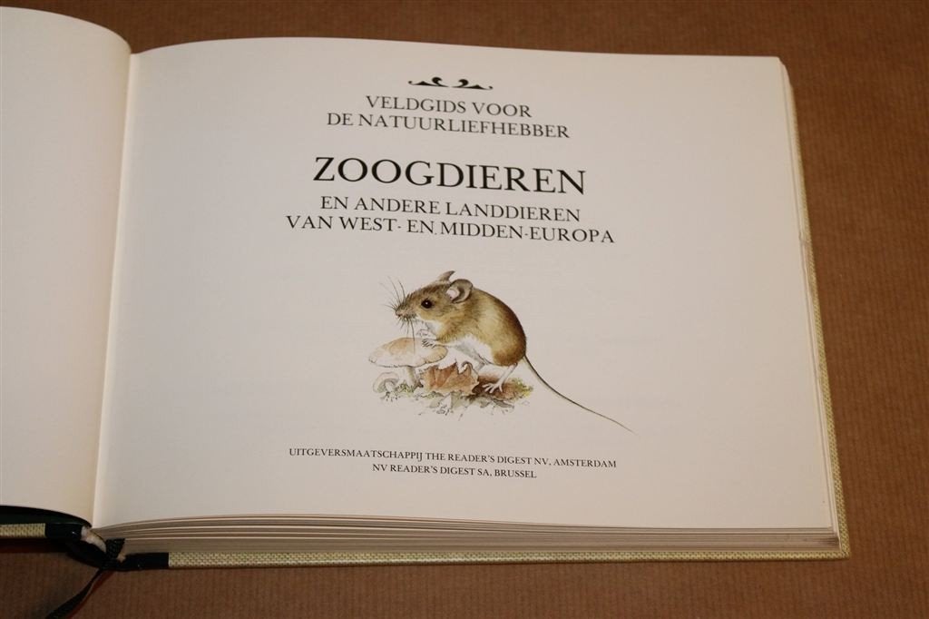 Zoogdieren van West- en Midden-Europa — Veldgids Natuur, Ophalen of Verzenden, Gelezen, Overige diersoorten