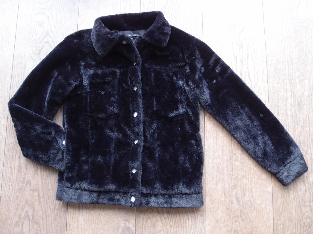 Zwart gevoerde fake fur imitatiebont My Jewellery jas XS, My Jewellery, Zwart, Ophalen of Verzenden, Zo goed als nieuw