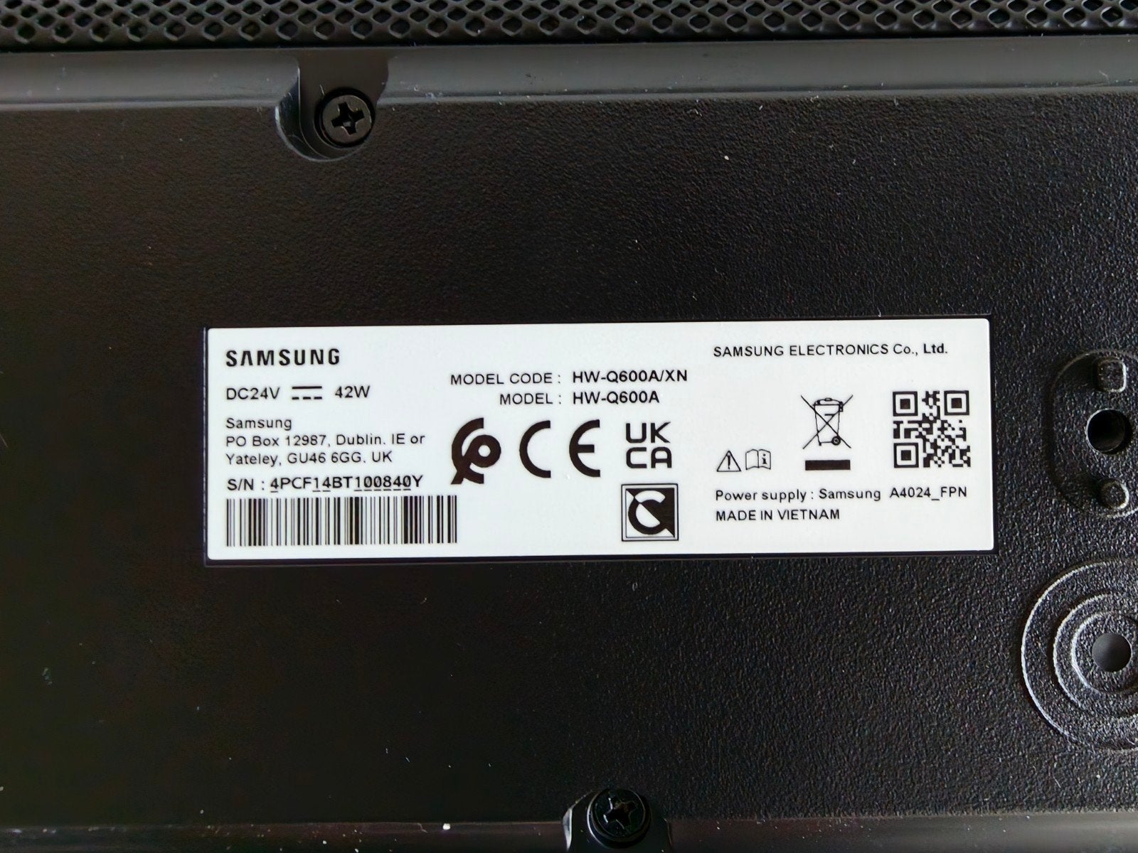 Foto 7 van Samsung HW-Q600A Soundbar met draadloze subwoofer