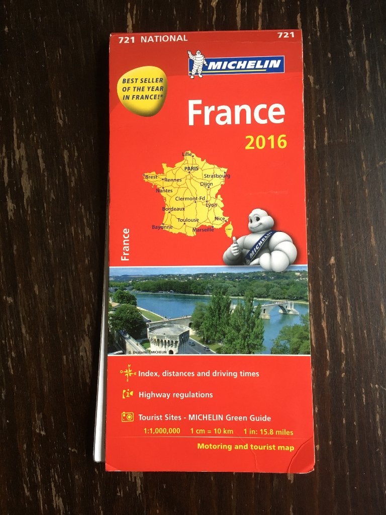 reisgids kaart frankrijk france michelin 2016, Ophalen of Verzenden, 2000 tot heden, Frankrijk, Landkaart