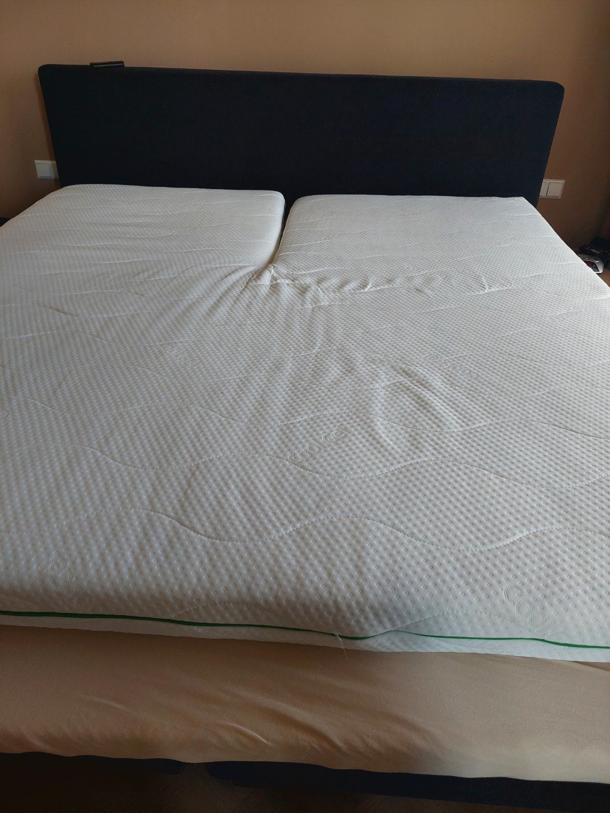 Riva Splittopper Hydro Schuim Deluxe Topdekmatras 180x200, Ophalen, Tweepersoons, Zo goed als nieuw, Matras