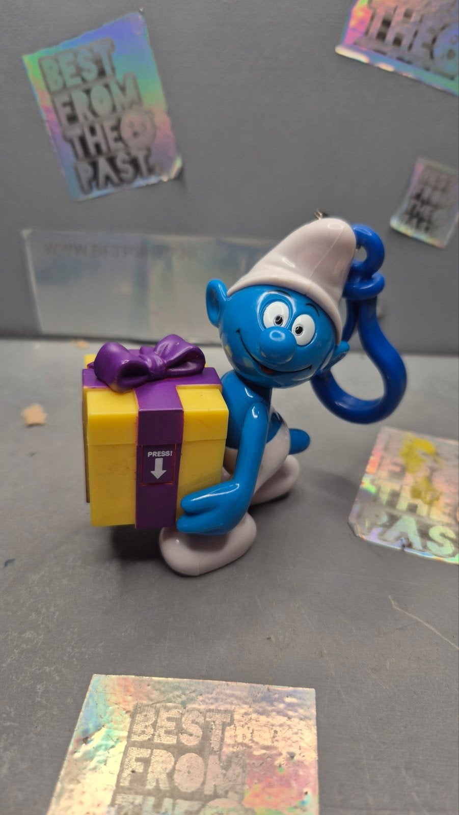 McDonald's Smurf Happy Meal speeltje met cadeau, Ophalen of Verzenden