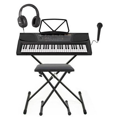 ZGAN: Compleet keyboard starterspakket met kruk en standaard, Met standaard, Ophalen, Overige merken, 61 toetsen
